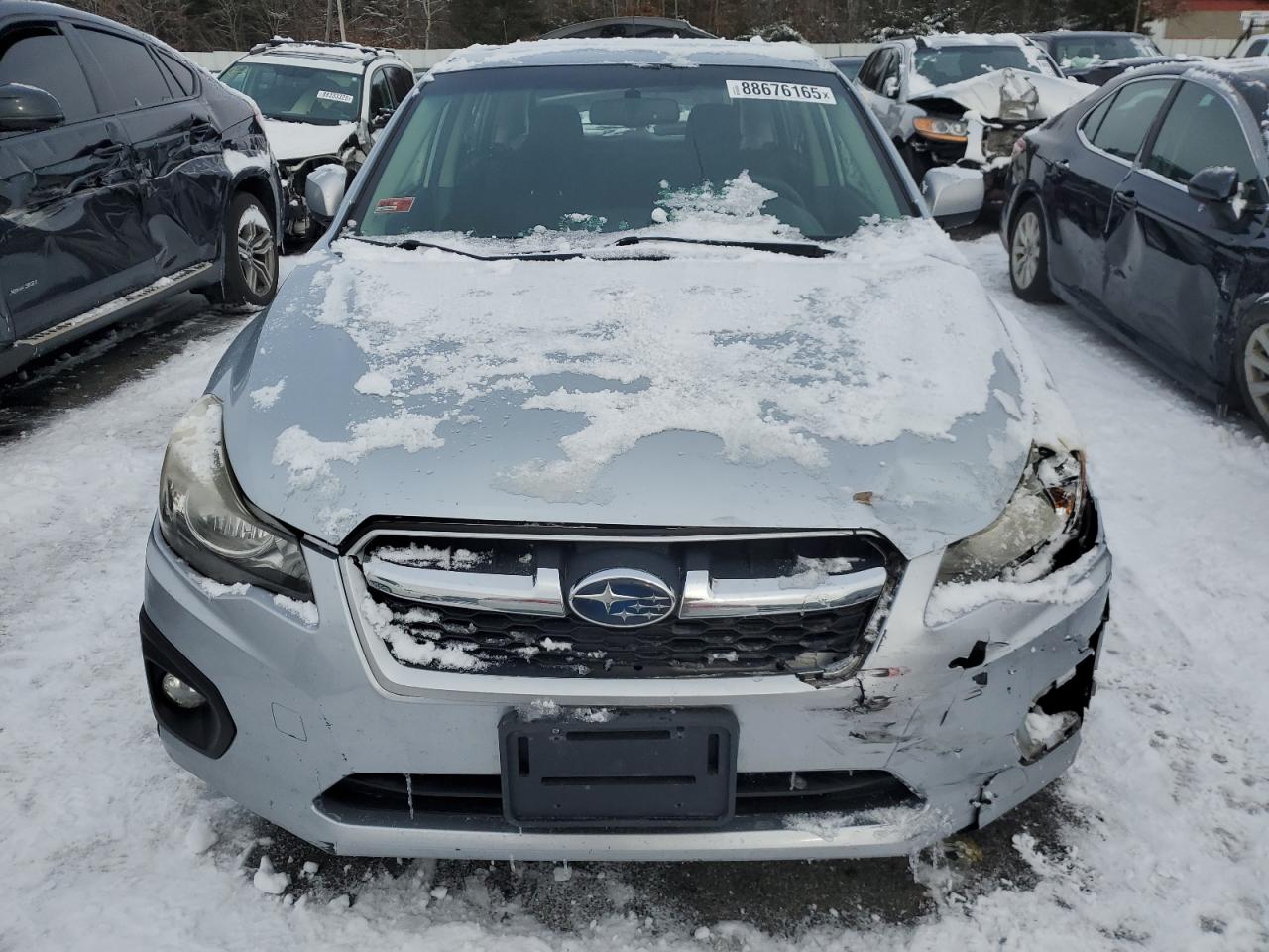 2013 Subaru Impreza VIN JF1GPAC67DH813655 Copart auction photo, front end / rear end damage thumbnail 5