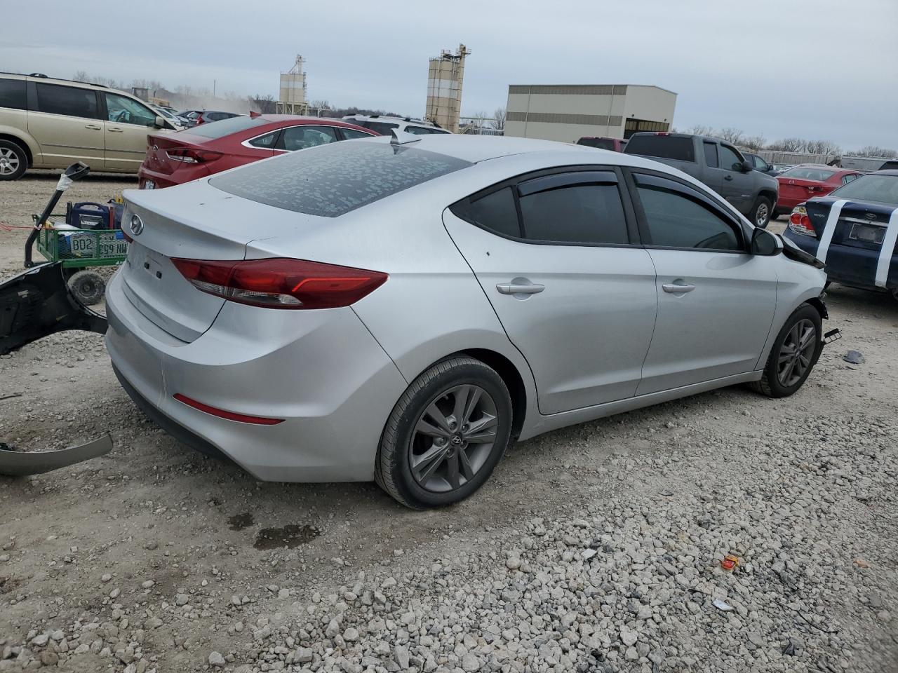 2017 Hyundai Elantra VIN 5NPD84LF5HH152646 Copart auction photo, front end damage thumbnail 3