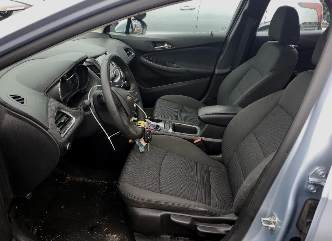 2017 Chevrolet Cruze VIN 1G1BE5SM8H7155091 Copart auction photo, front end / side damage thumbnail 7