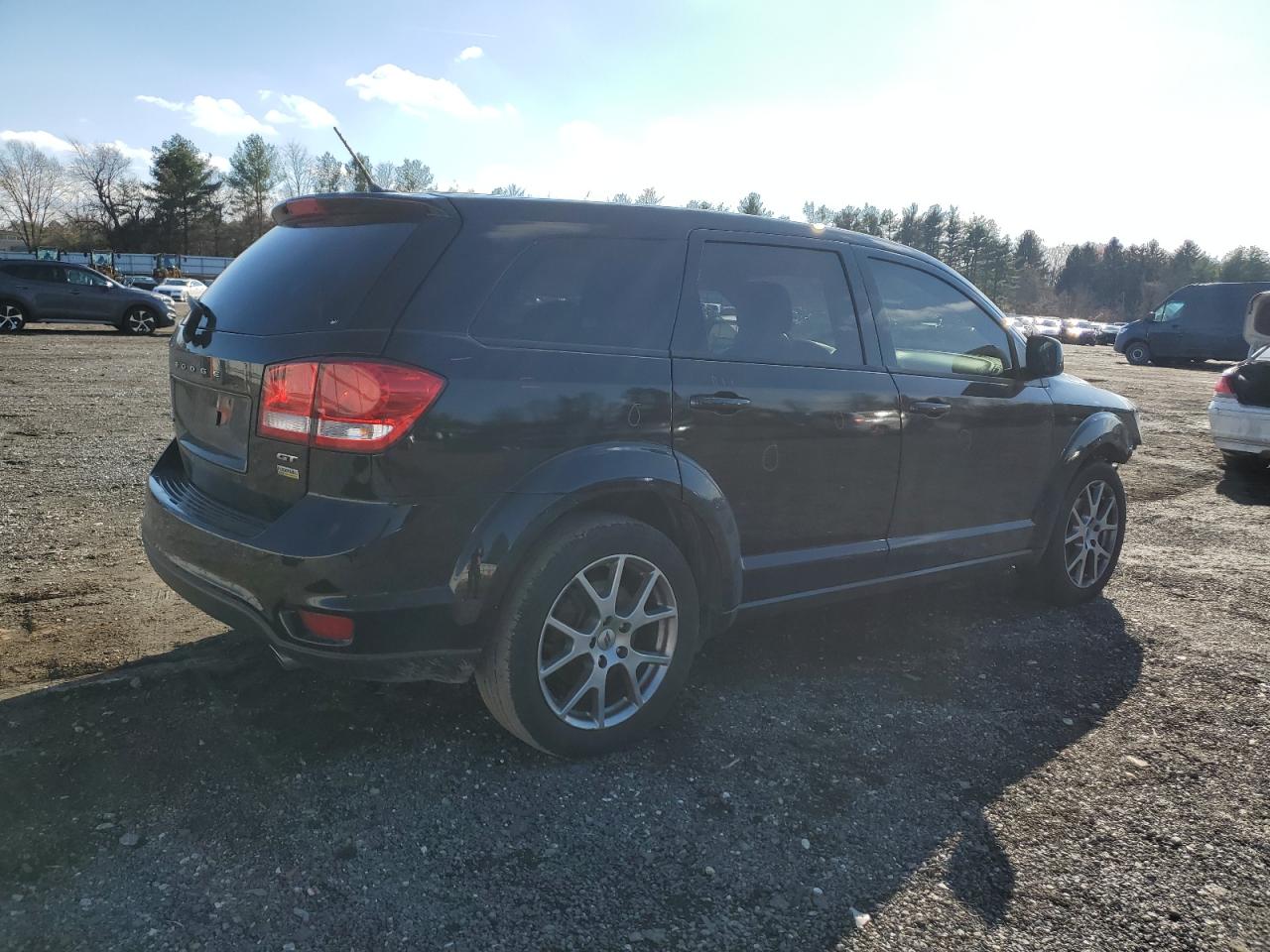 2018 Dodge Journey VIN 3C4PDCEG1JT370274 Copart auction photo, front end / minor dent/scratches damage thumbnail 3