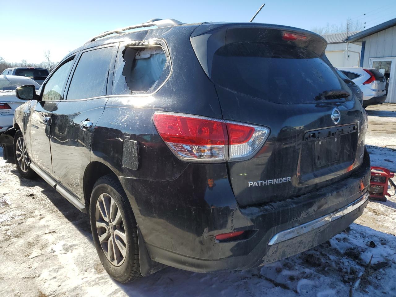 2015 Nissan Pathfinder VIN 5N1AR2MM3FC690591 Copart auction photo, rollover damage thumbnail 2