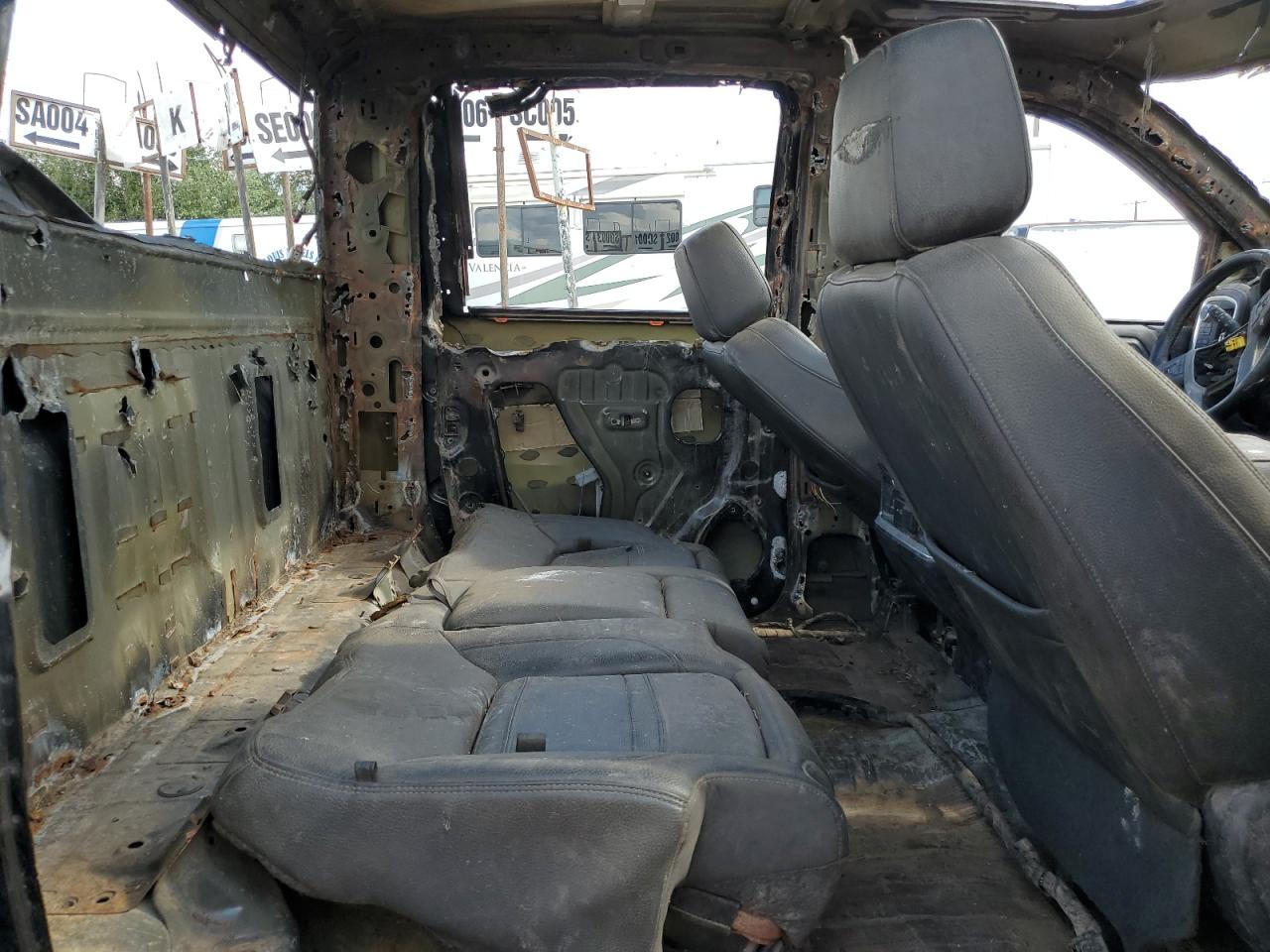 2022 GMC Sierra VIN 1GT49WEY1NF103134 Copart auction photo, vandalism damage thumbnail 11