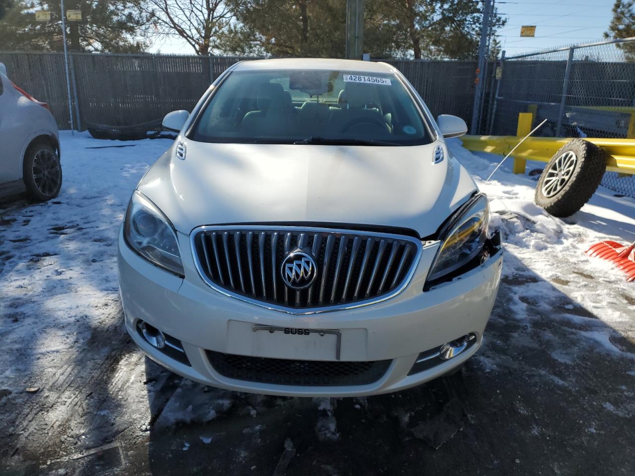 2014 Buick Verano VIN 1G4PR5SK0E4198042 Copart auction photo, front end damage thumbnail 5