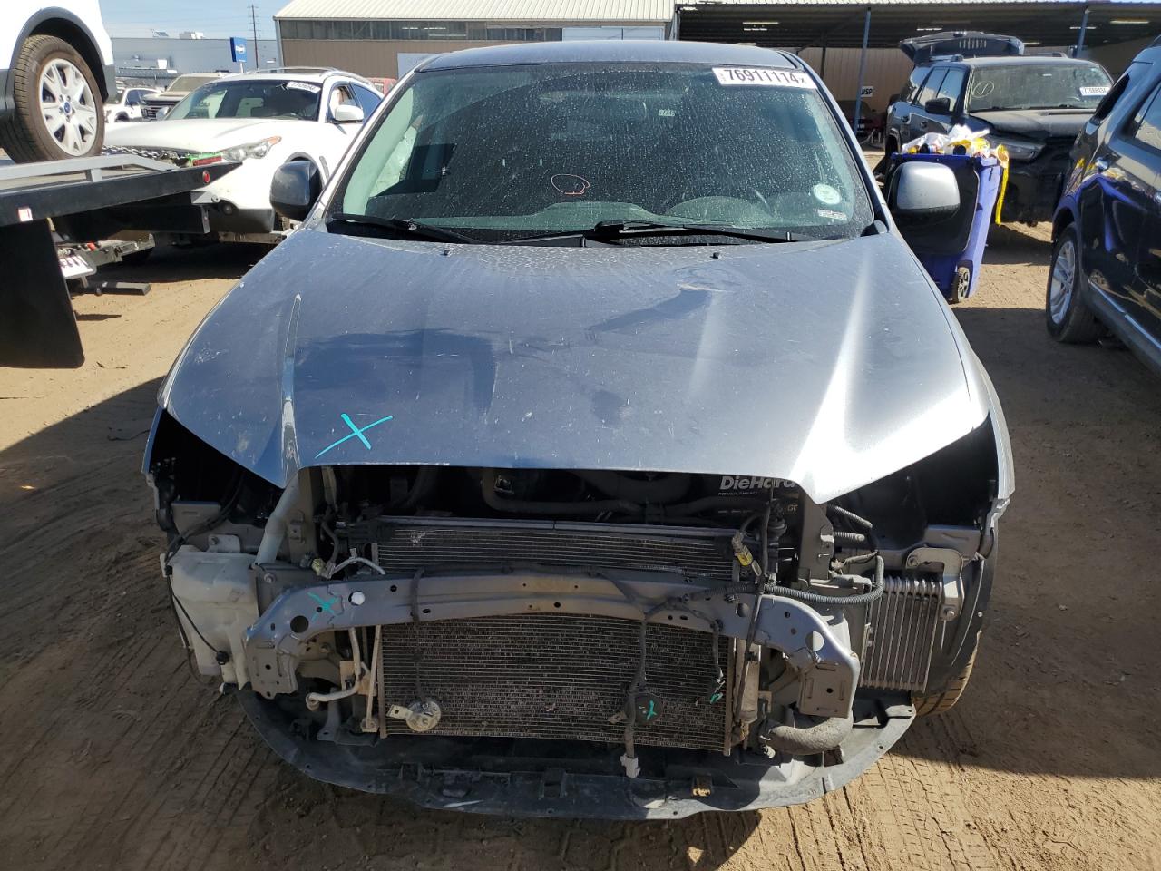 2014 Mitsubishi Outlander VIN 4A4AR3AUXEE010308 Copart auction photo, front end damage thumbnail 5