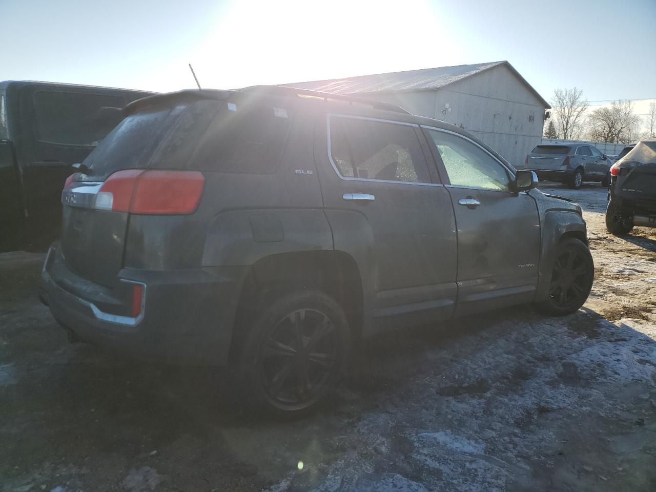 2017 GMC Terrain VIN 2GKALNEK4H6331142 Copart auction photo, all over damage thumbnail 3