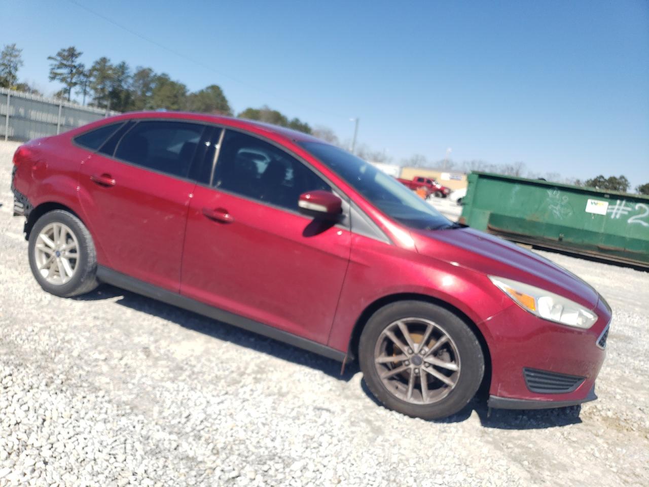 2015 Ford Focus VIN 1FADP3F28FL344910 Copart auction photo, side / rear end damage thumbnail 4