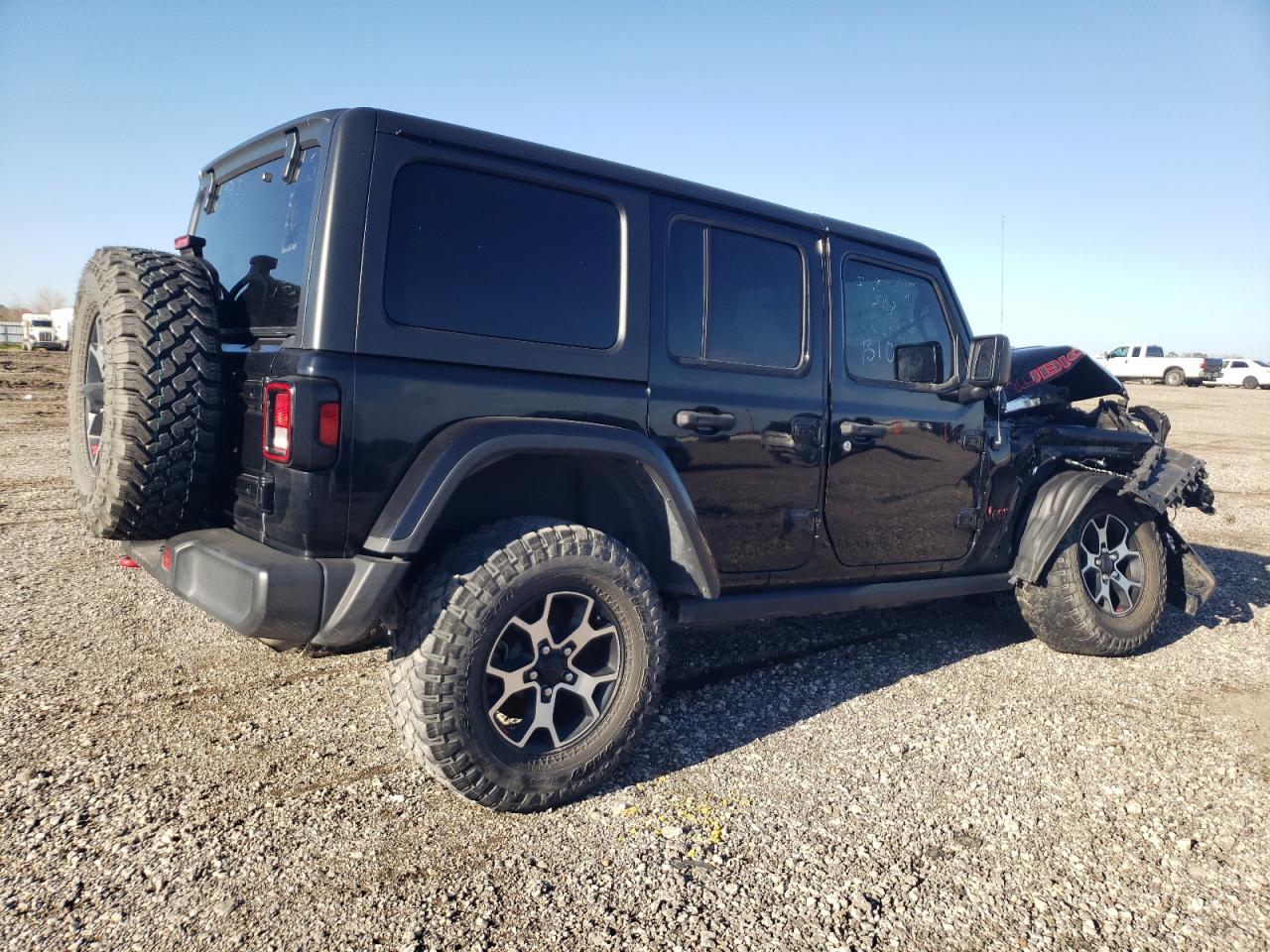 2021 Jeep Wrangler VIN 1C4HJXFG2MW545567 Copart auction photo, front end / top/roof damage thumbnail 3