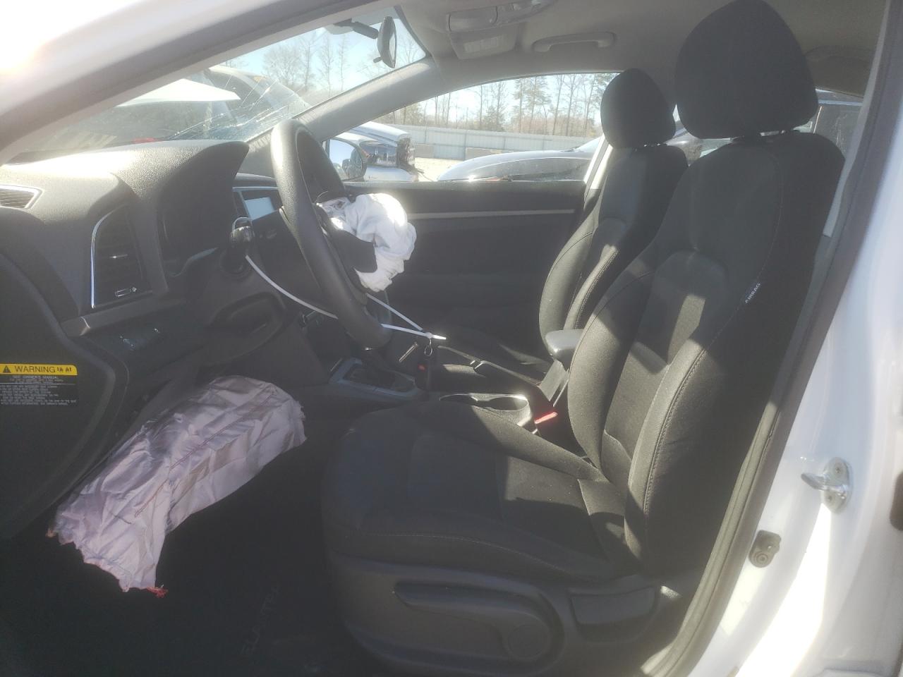 2018 Hyundai Elantra VIN 5NPD74LF4JH368545 Copart auction photo, front end / side damage thumbnail 7