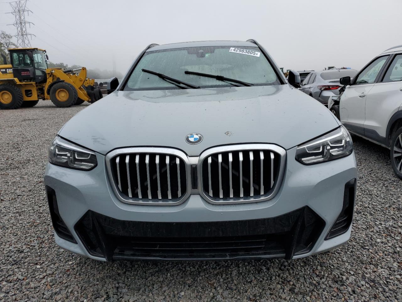 2022 BMW X3 VIN 5UX53DP01N9M16778 Copart auction photo, water/flood damage thumbnail 5