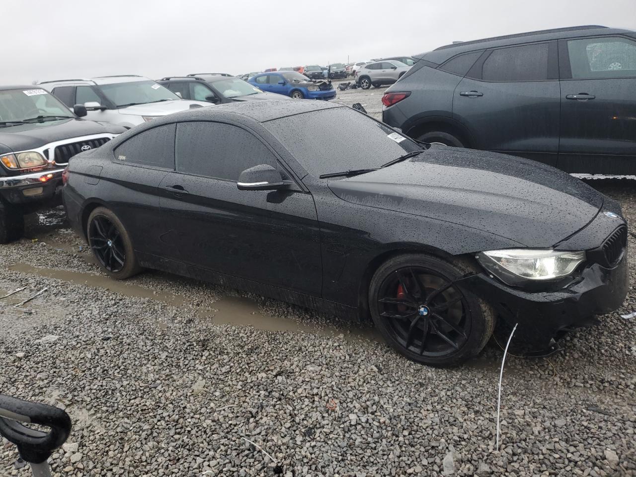 2016 BMW 4er VIN WBA3R1C52GK529414 Copart auction photo, front end damage thumbnail 4