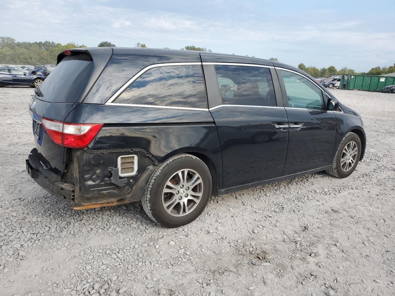2011 Honda Odyssey VIN 5FNRL5H62BB101095 Copart auction photo, rear end damage thumbnail 3