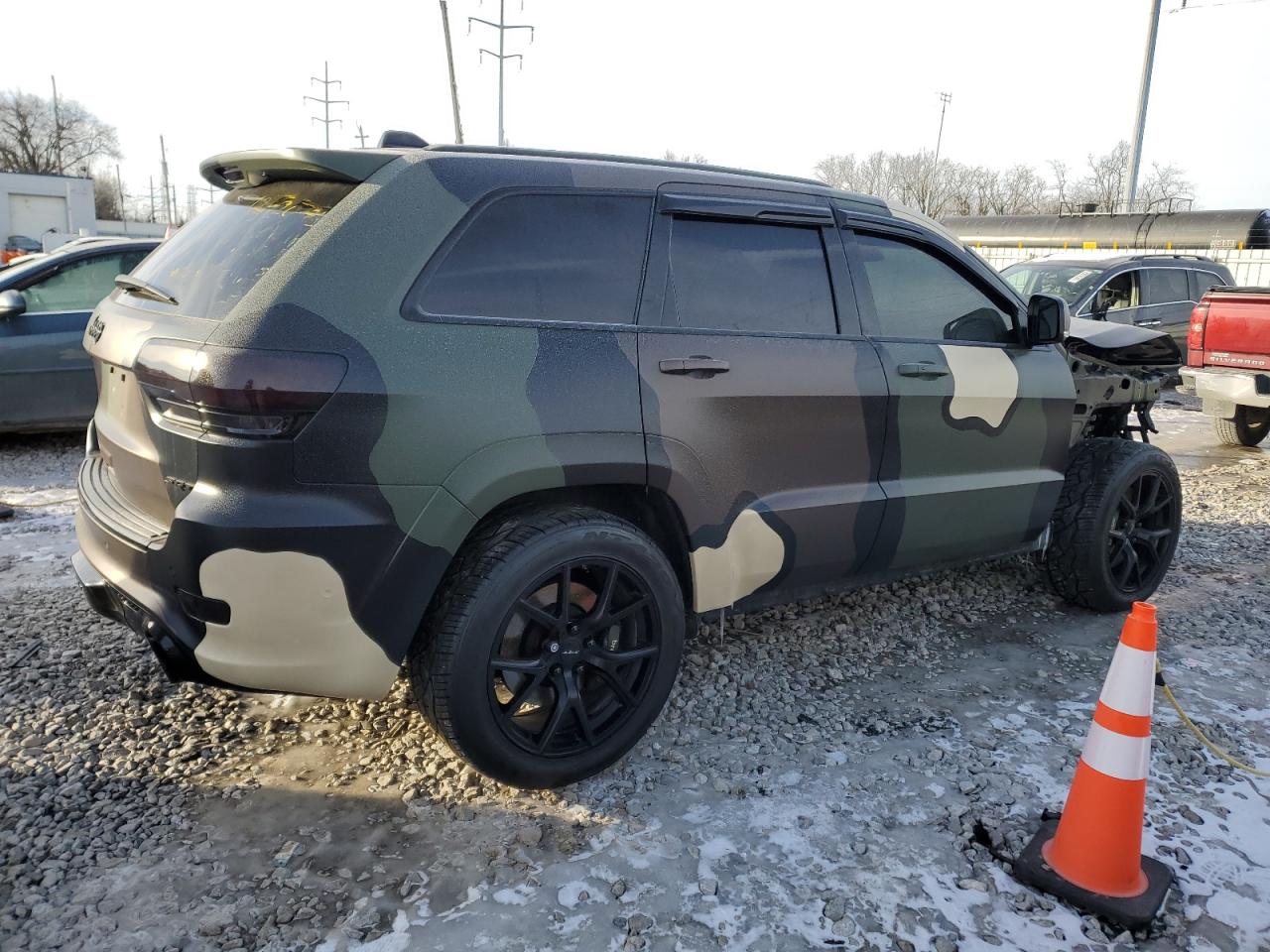 2018 Jeep Grand Cherokee VIN 1C4RJFDJ6JC431890 Copart auction photo, front end damage thumbnail 3