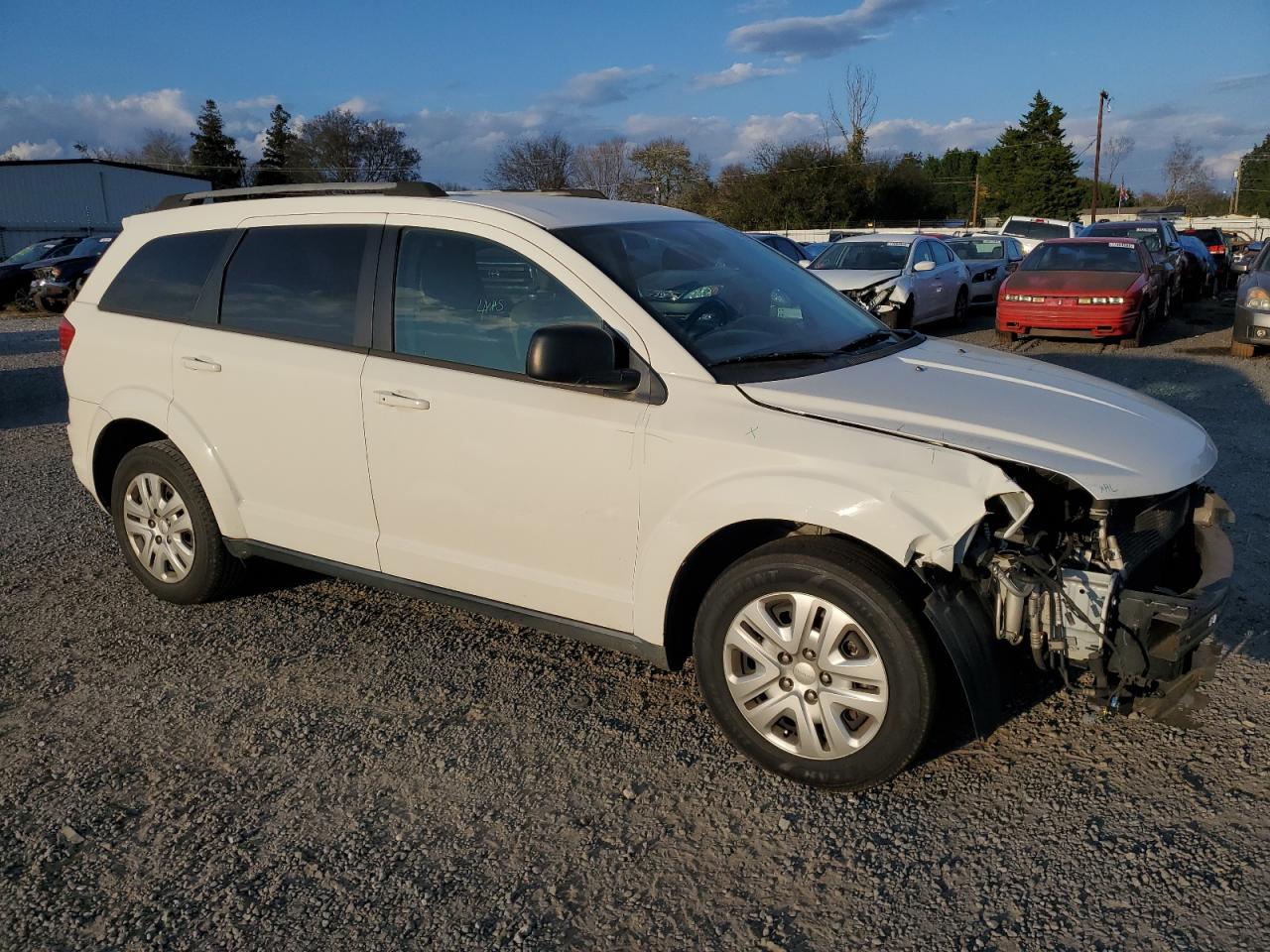 2018 Dodge Journey VIN 3C4PDCAB1JT429852 Copart auction photo, front end damage thumbnail 4