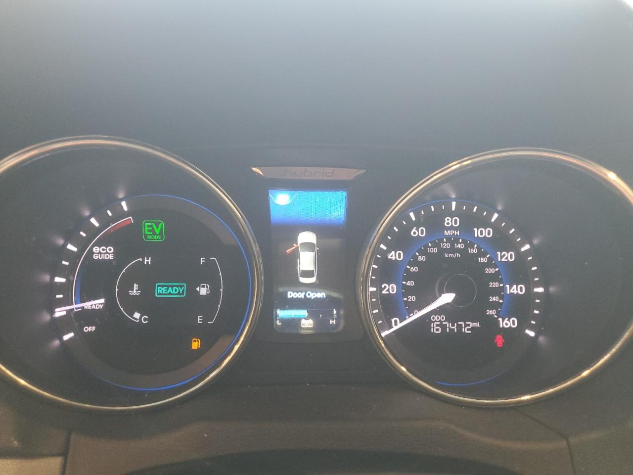 2011 Hyundai Sonata VIN KMHEC4A45BA013406 Copart auction photo, front end / side damage thumbnail 9