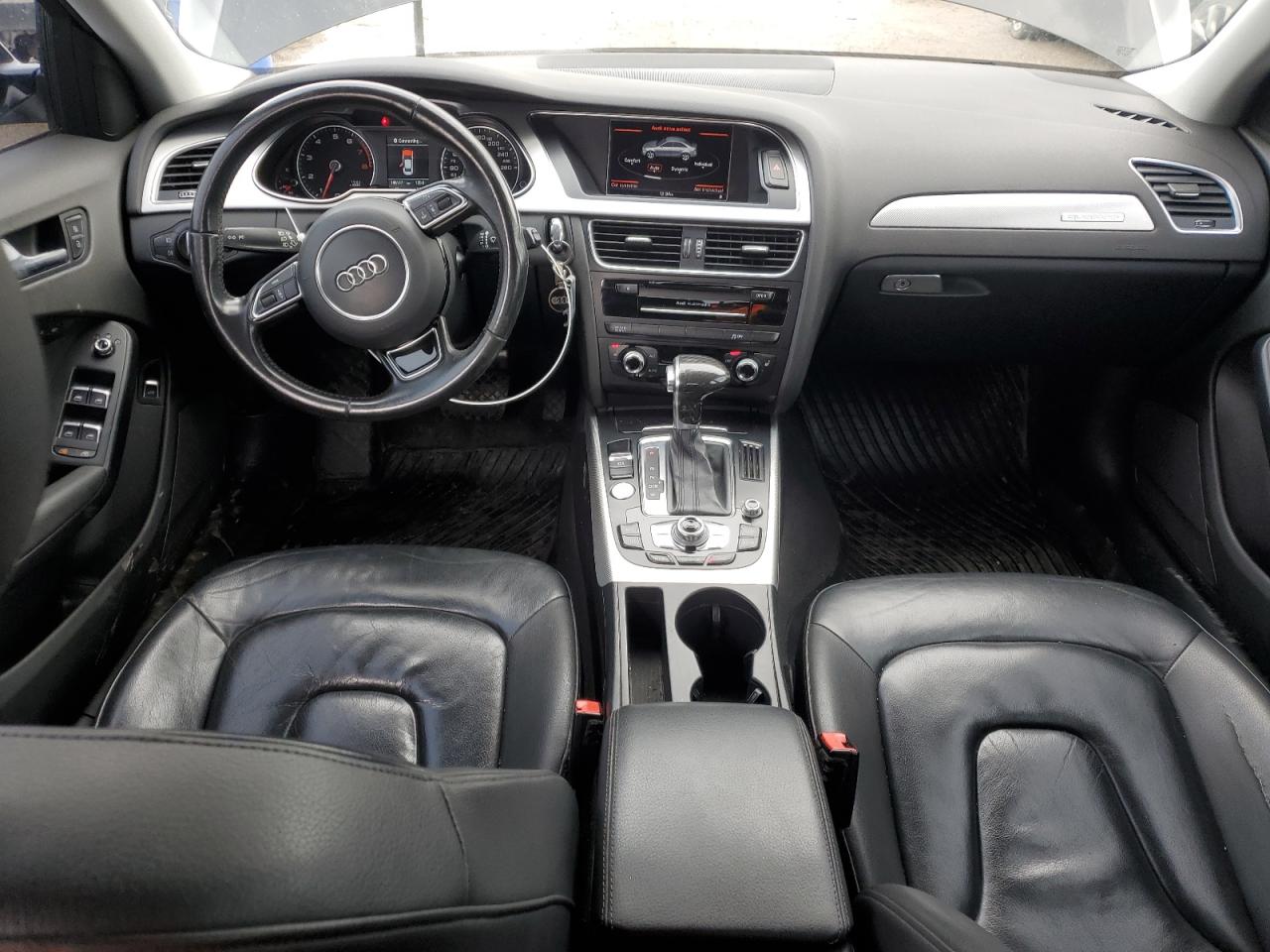 2015 Audi A4 VIN WAUFFCFLXFN042728 Copart auction photo, side / rear end damage thumbnail 8