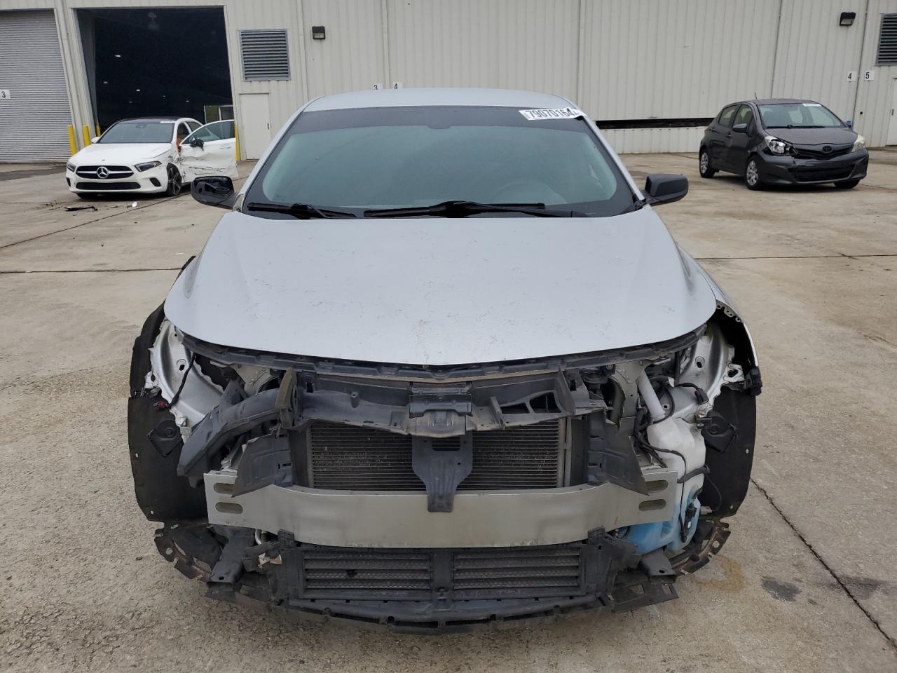 2017 Chevrolet Malibu VIN 1G1ZB5ST9HF197077 Copart auction photo, front end / side damage thumbnail 5