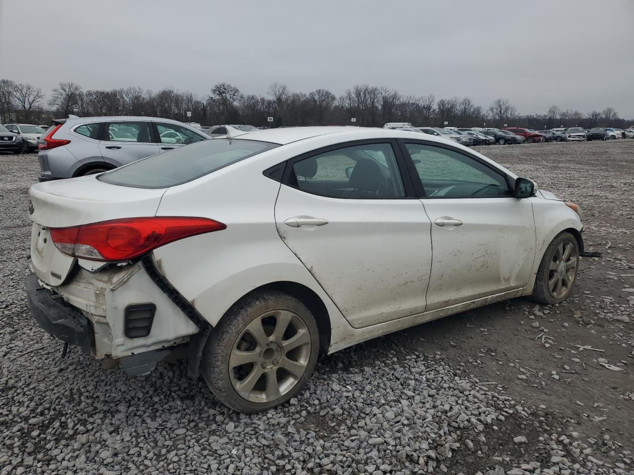 2012 Hyundai Elantra VIN 5NPDH4AE3CH081904 Copart auction photo, front end / rear end damage thumbnail 3