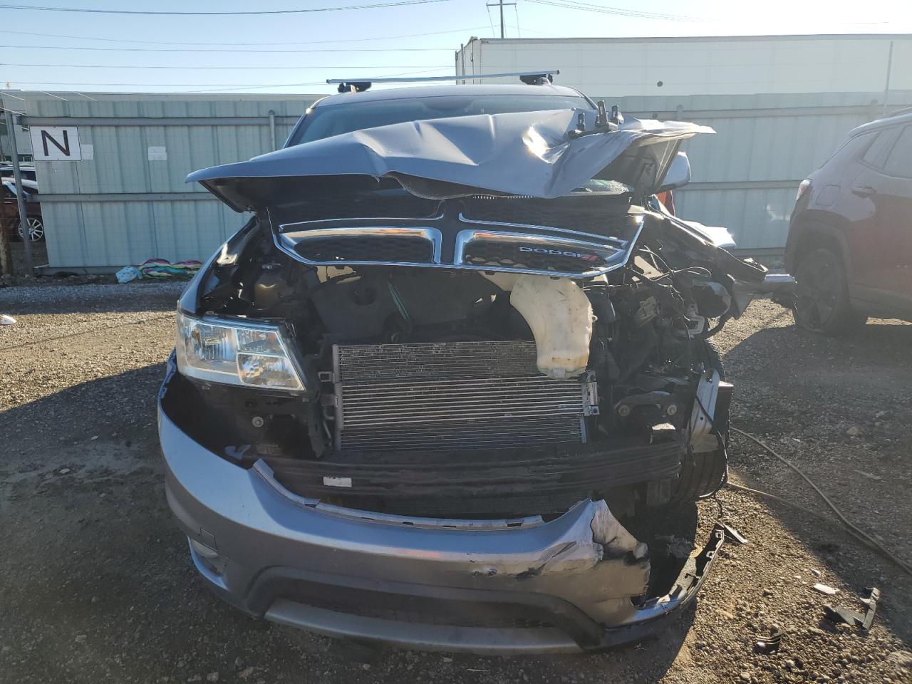 2015 Dodge Journey VIN 3C4PDCBG7FT577084 Copart auction photo, front end / rear end damage thumbnail 5