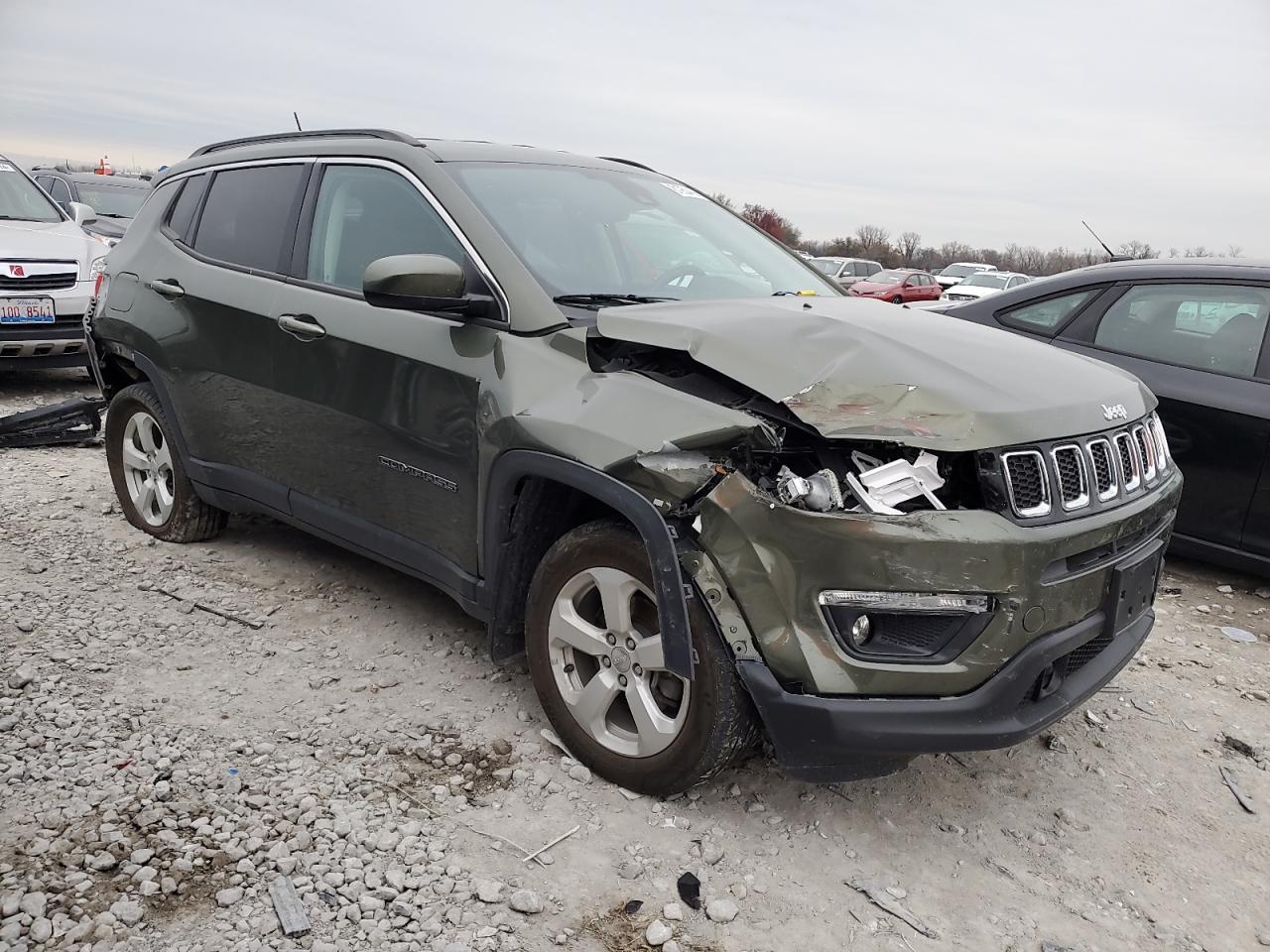 2018 Jeep Compass VIN 3C4NJDBB5JT362080 Copart auction photo, rear end damage thumbnail 4
