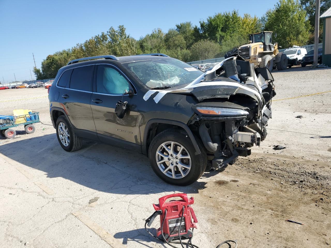 2015 Jeep Grand Cherokee VIN 1C4PJMCS6FW606361 Copart auction photo, front end / rear end damage thumbnail 4