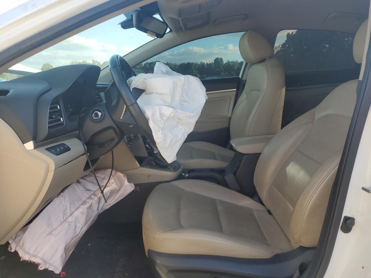 2020 Hyundai Elantra VIN 5NPD84LF6LH546620 Copart auction photo, front end / side damage thumbnail 7