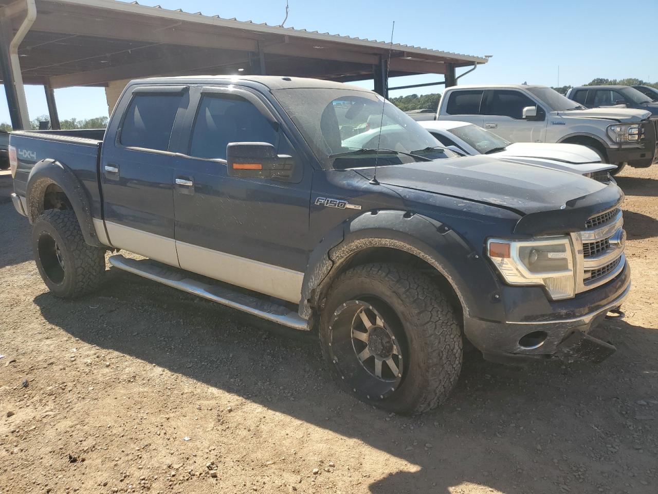 2014 Ford F-150 VIN 1FTFW1EFXEFC61393 Copart auction photo, front end / side damage thumbnail 4