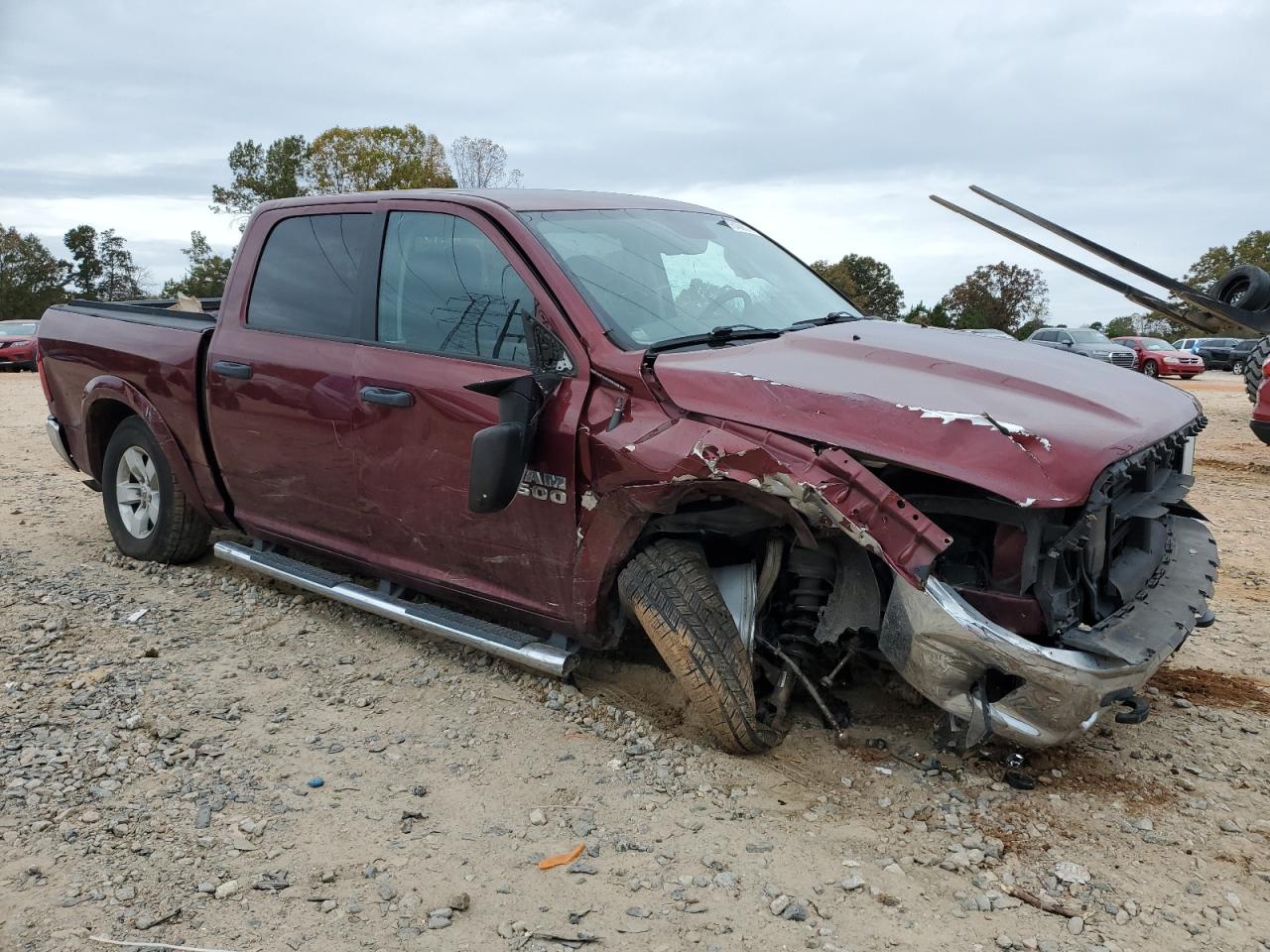2016 RAM 1500 VIN 1C6RR7LG6GS213278 Copart auction photo, front end / side damage thumbnail 4