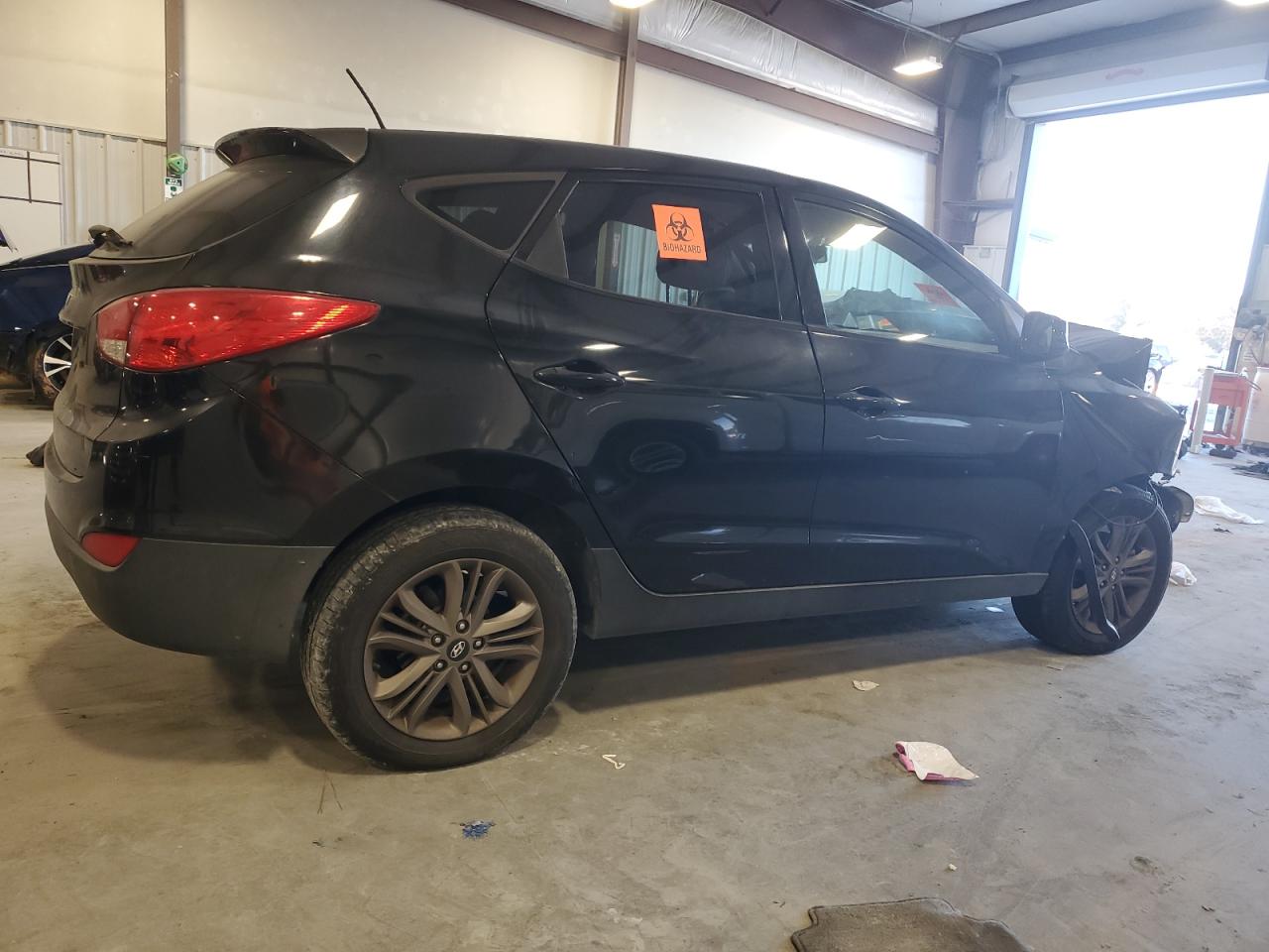 2014 Hyundai Tucson VIN KM8JT3AFXEU885187 Copart auction photo, front end damage thumbnail 3