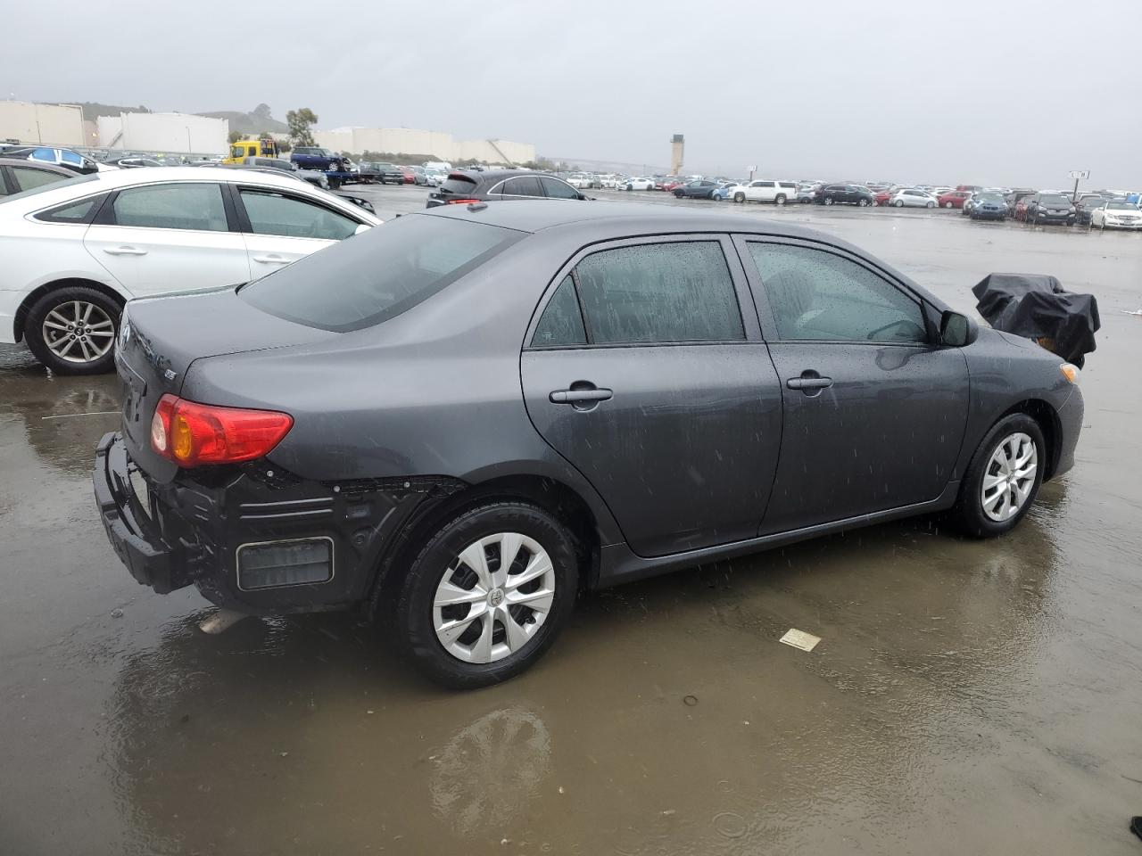 2010 Toyota Corolla VIN 1NXBU4EE4AZ201513 Copart auction photo, rear end damage thumbnail 3