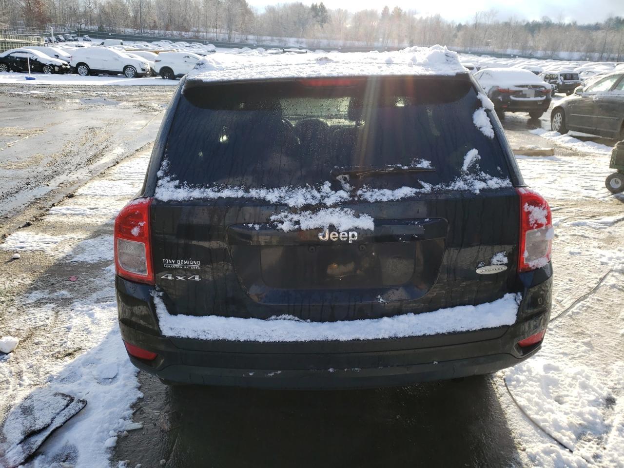 2012 Jeep Compass VIN 1C4NJDEB3CD572374 Copart auction photo, side damage thumbnail 6