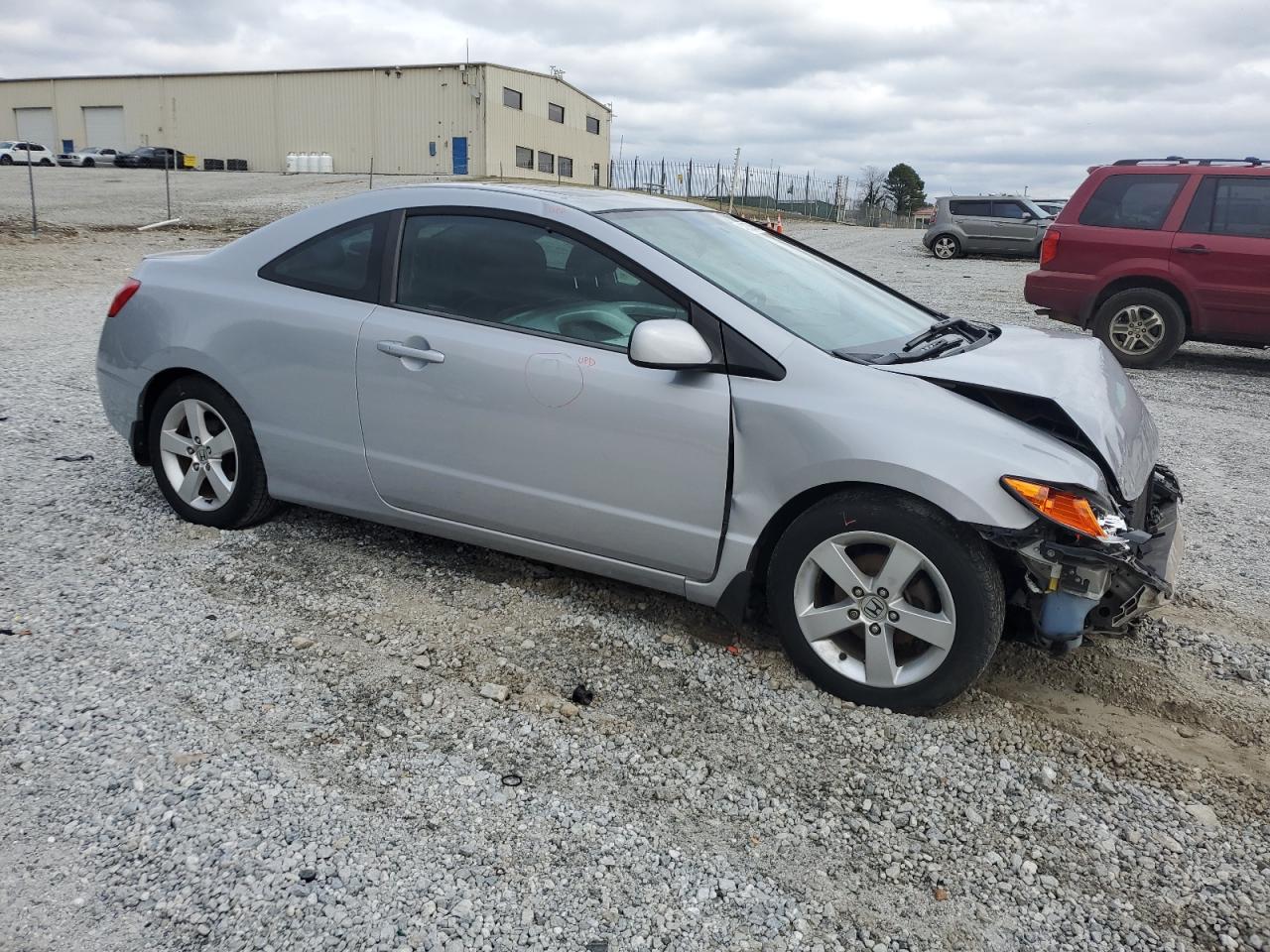 2006 Honda Civic VIN 2HGFG11896H556748 Copart auction photo, front end / minor dent/scratches damage thumbnail 4