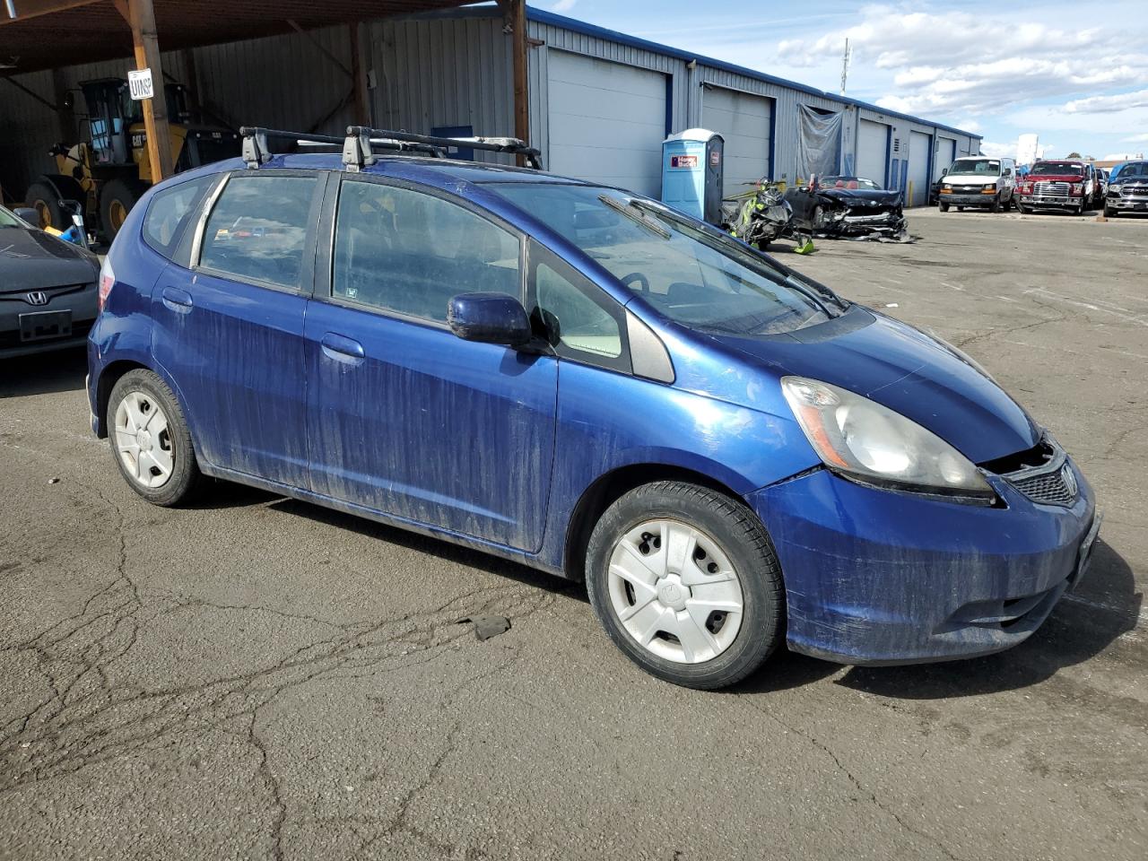 2013 Honda Fit VIN JHMGE8G30DC041567 Copart auction photo, front end damage thumbnail 4