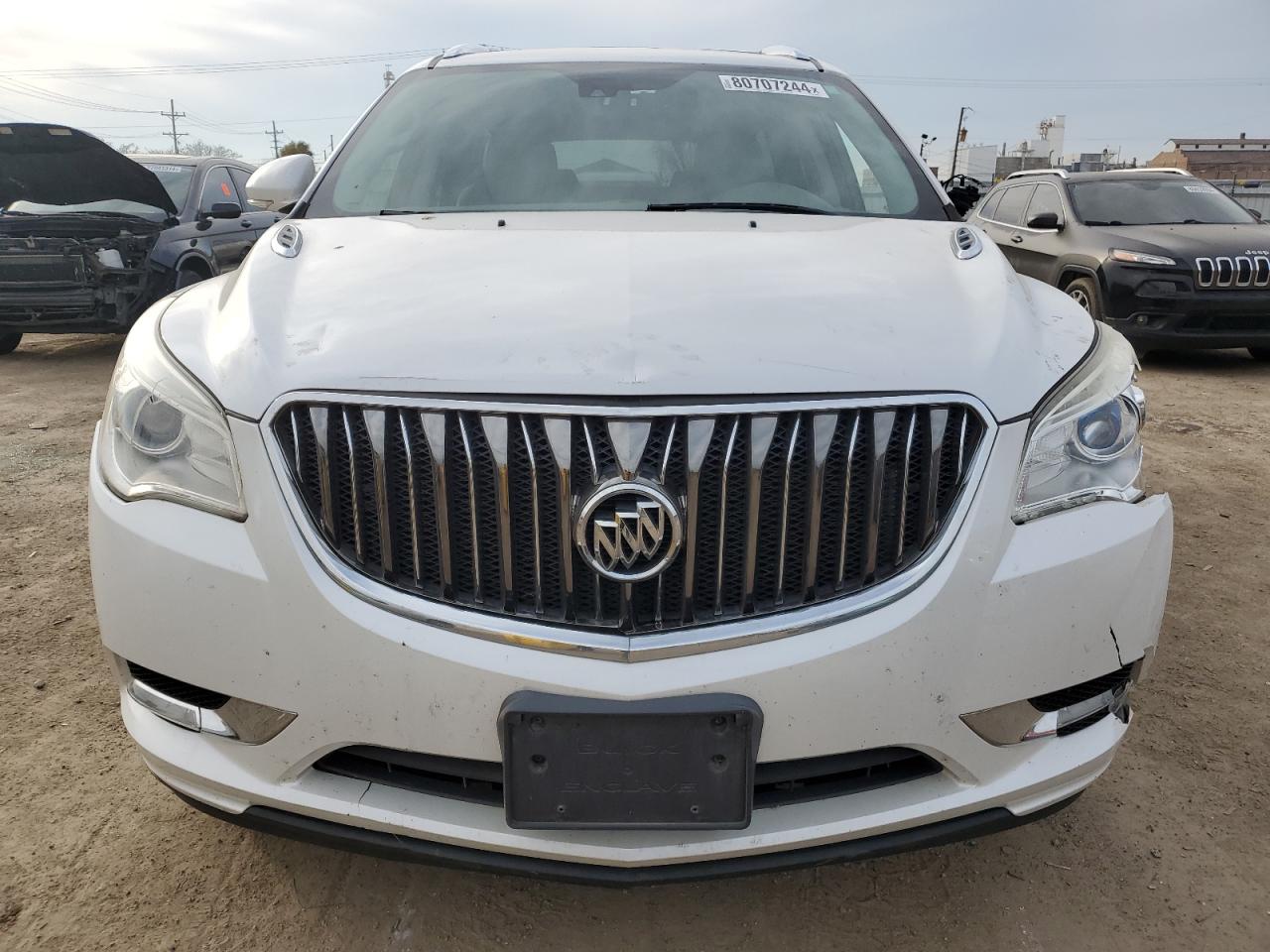 2016 Buick Enclave VIN 5GAKVCKD6GJ284980 Copart auction photo, side / front end damage thumbnail 5