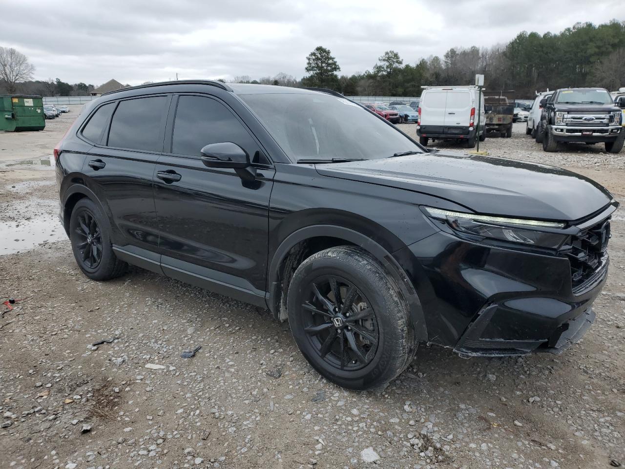 2023 Honda CR-V VIN 2HKRS5H57PH708158 Copart auction photo, side / front end damage thumbnail 4