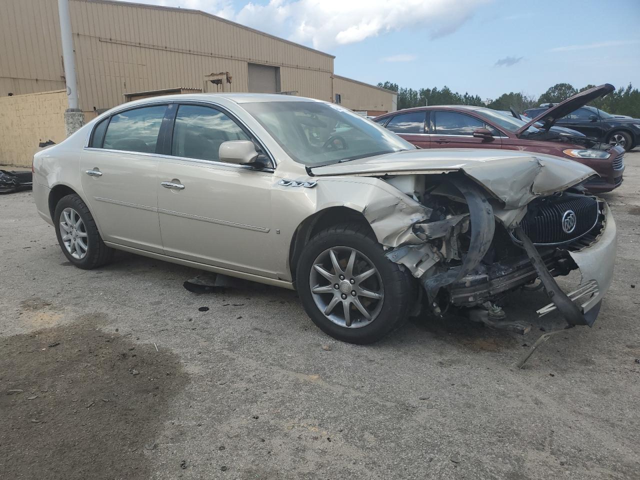 2007 Buick Lucerne VIN 1G4HD57257U104901 Copart auction photo, front end damage thumbnail 4