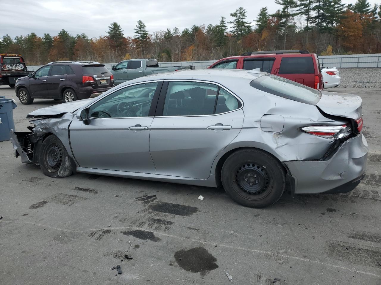2019 Toyota Camry VIN 4T1B31HK3KU509485 Copart auction photo, front end / rear end damage thumbnail 2