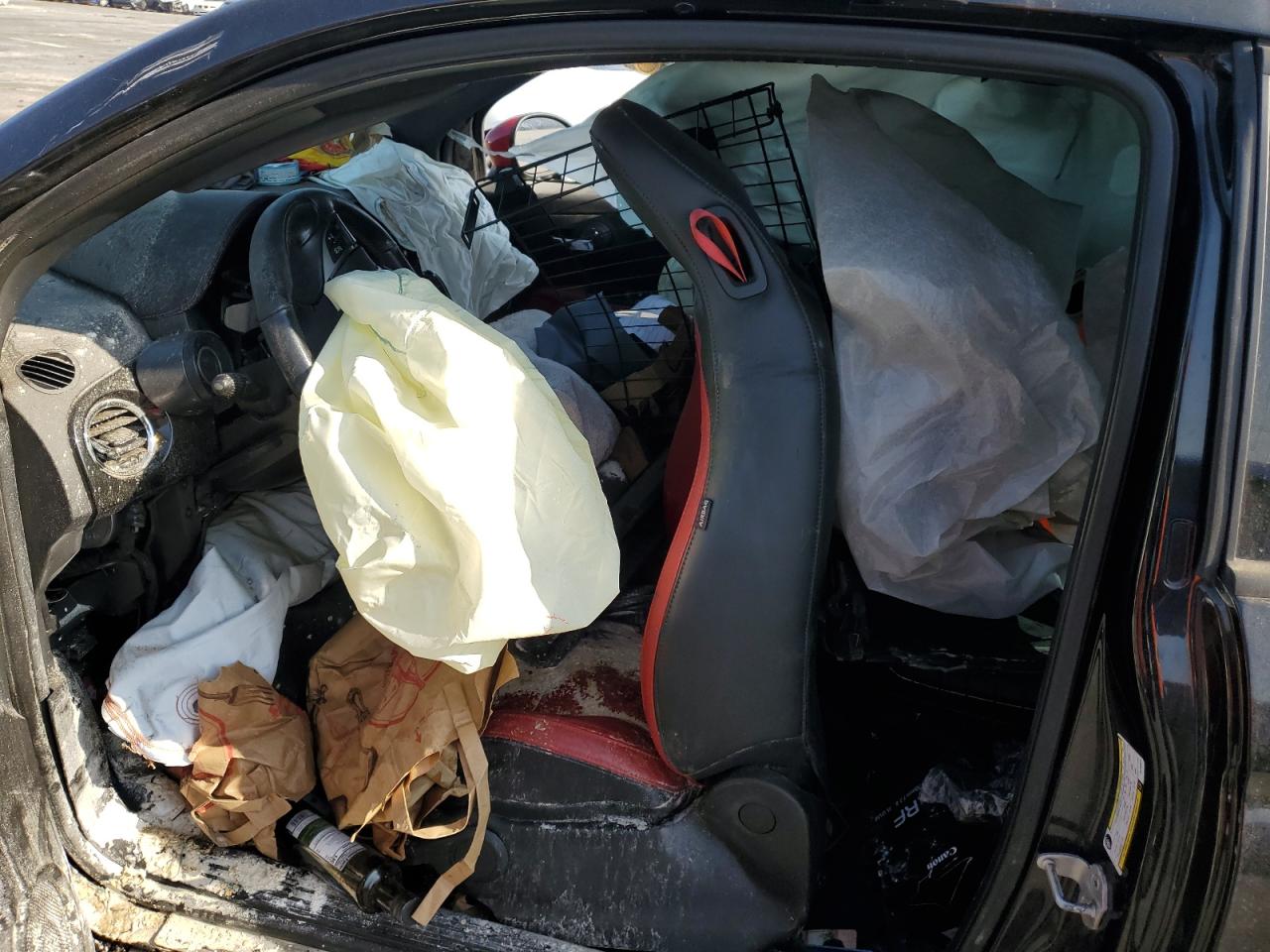 2013 Fiat 500 VIN 3C3CFFFH7DT743277 Copart auction photo, all over damage thumbnail 7
