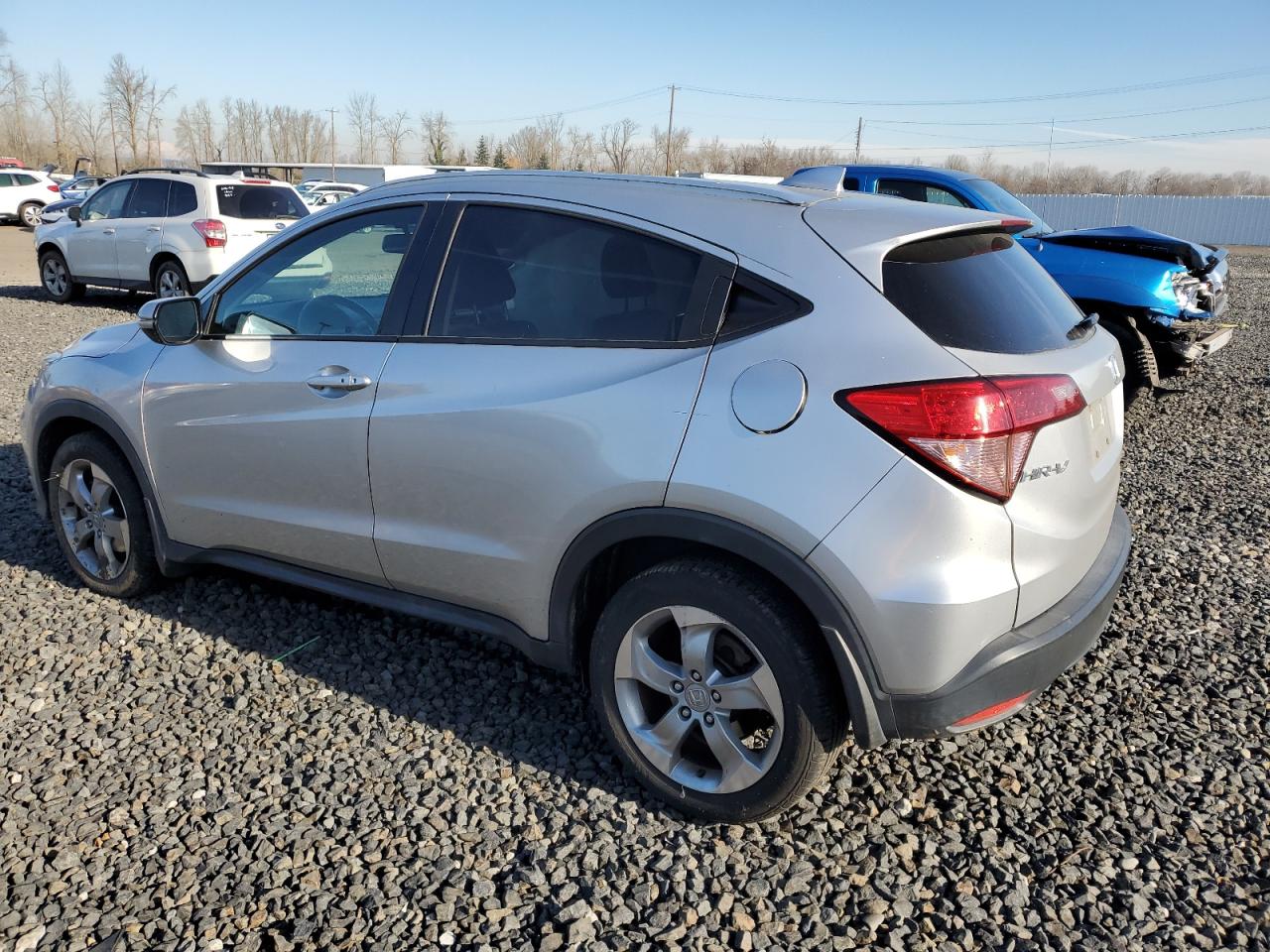 2016 Honda HR-V VIN 3CZRU6H79GM770991 Copart auction photo, side damage thumbnail 2