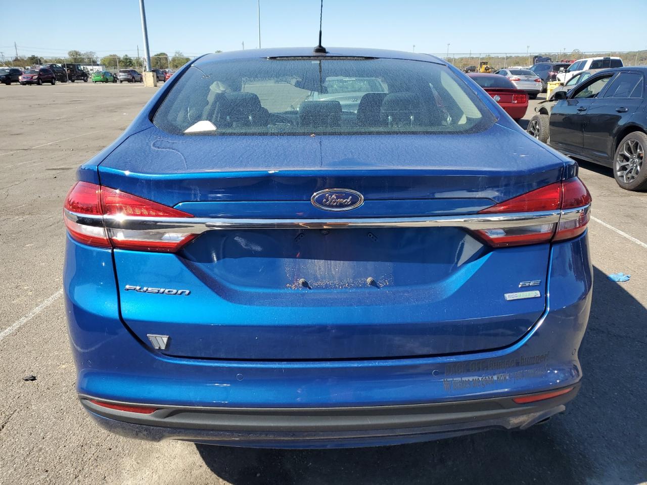 2017 Ford Fusion VIN 3FA6P0HD0HR365325 Copart auction photo, undercarriage / front end damage thumbnail 6