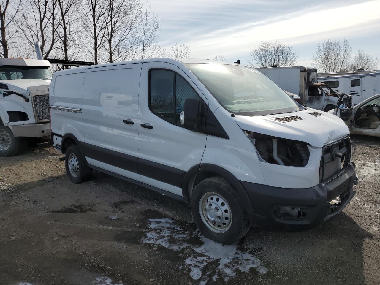 2020 Ford Transit VIN 1FTBR2YG7LKA49233 Copart auction photo, front end / rear end damage thumbnail 4