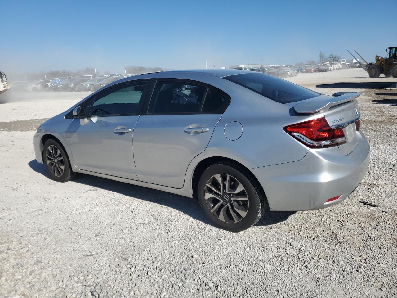 2014 Honda Civic VIN 19XFB2F8XEE011244 Copart auction photo, side / rear end damage thumbnail 2