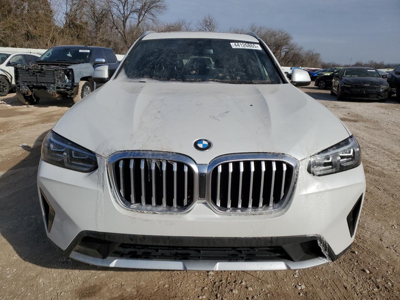 2022 BMW X3 VIN 5UX43DP03N9K69343 Copart auction photo, hail / minor dent/scratches damage thumbnail 5