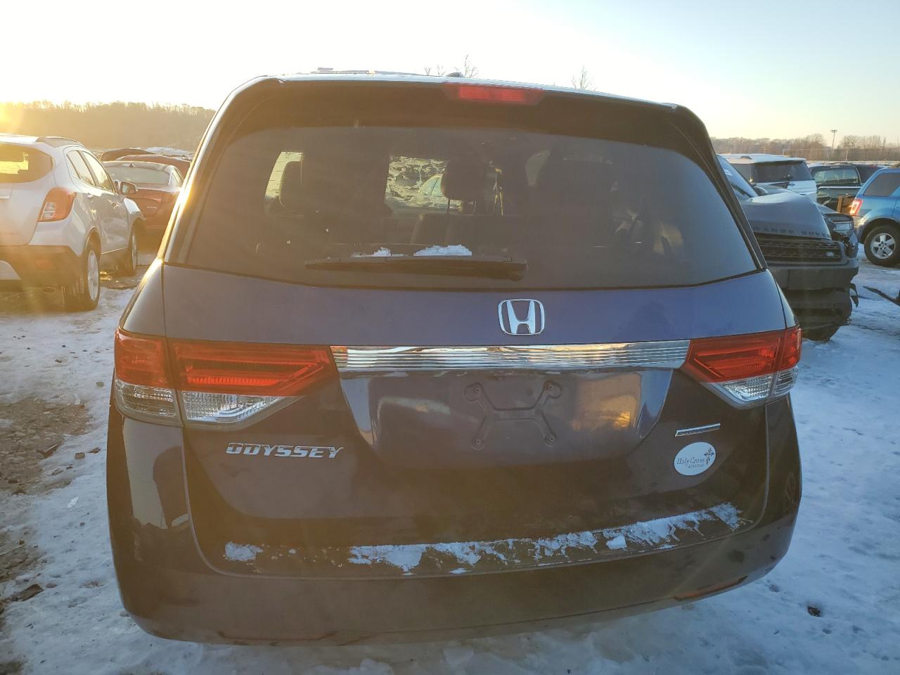 2016 Honda Odyssey VIN 5FNRL5H39GB004568 Copart auction photo, side damage thumbnail 6