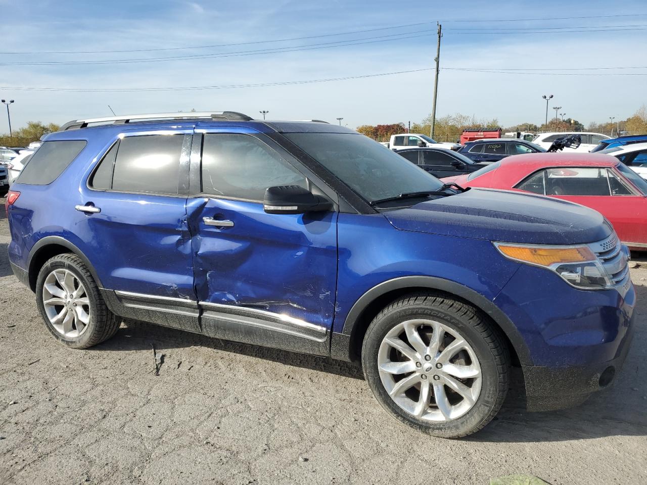 2015 Ford Explorer VIN 1FM5K7D85FGC04037 Copart auction photo, side / minor dent/scratches damage thumbnail 4