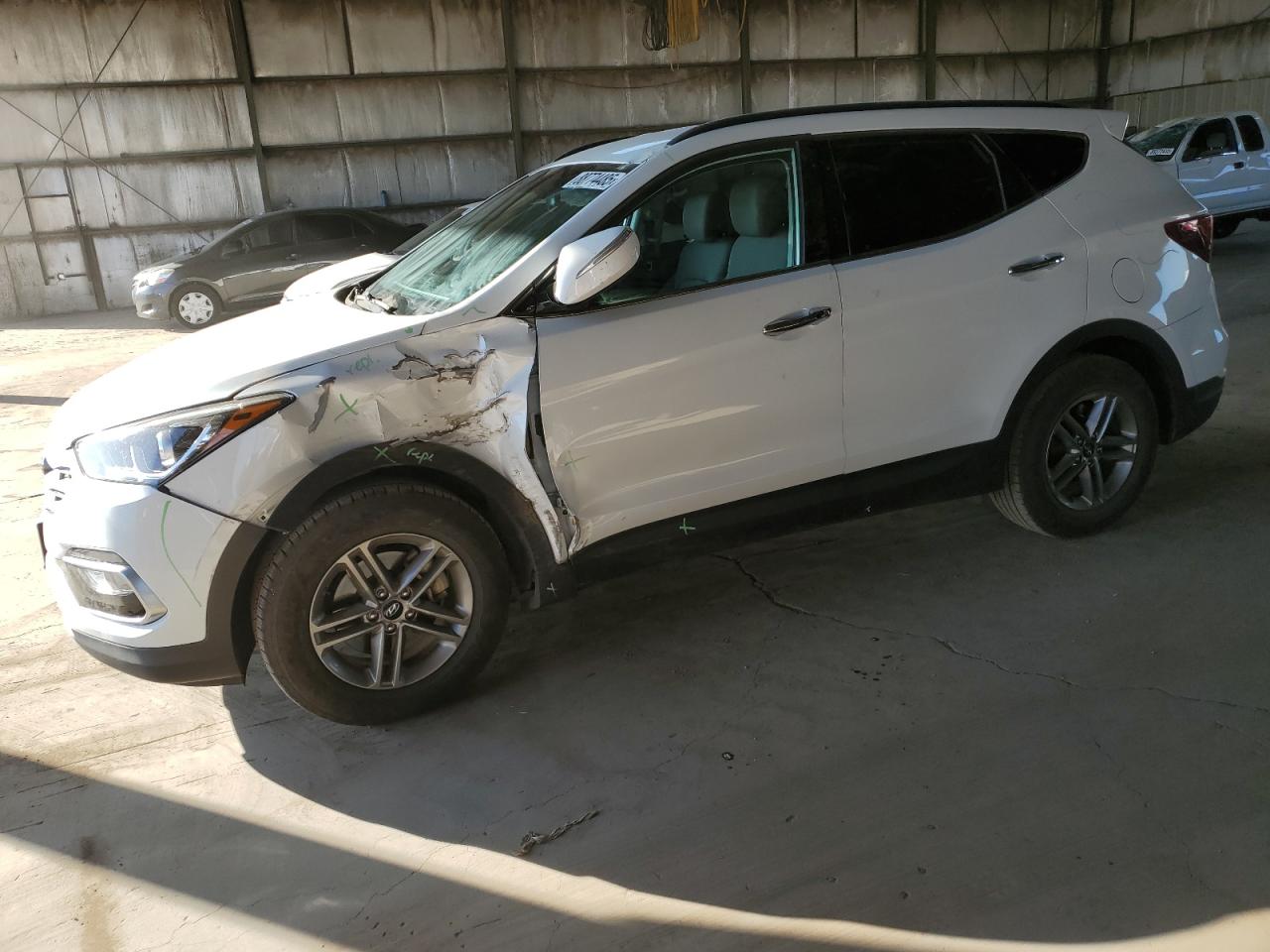 2018 Hyundai Santa Fe VIN 5XYZU3LB4JG562277