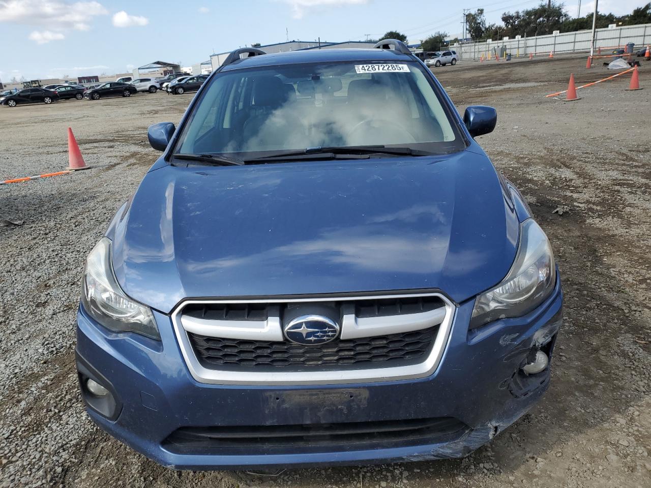 2012 Subaru Impreza VIN JF1GPAU60CH244760 Copart auction photo, front end damage thumbnail 5
