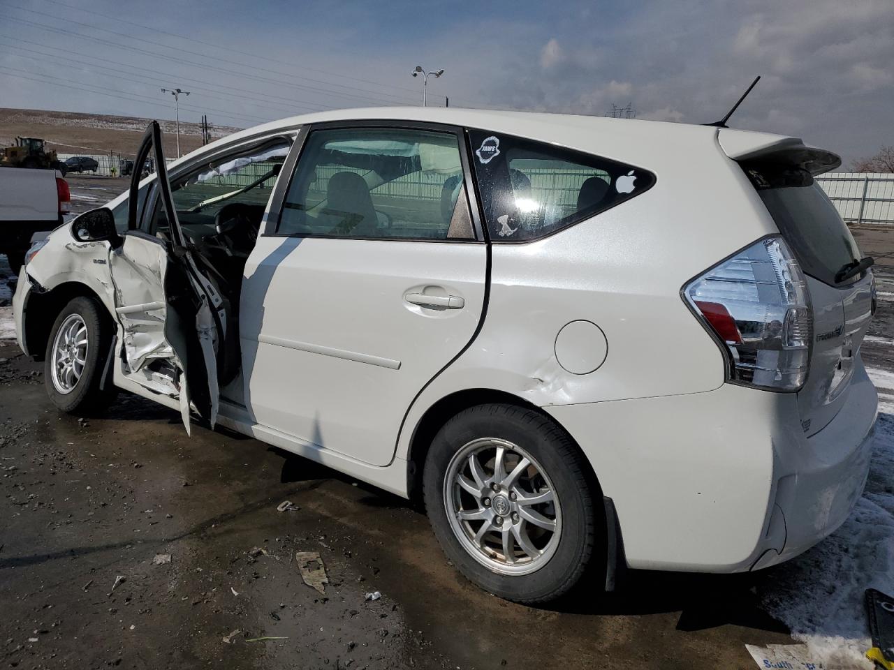 2012 Toyota Prius VIN JTDZN3EU4C3044771 Copart auction photo, front end / side damage thumbnail 2