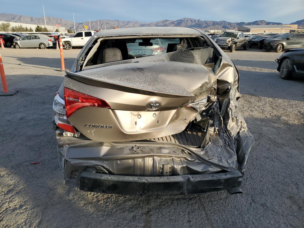 2019 Toyota Corolla VIN 5YFBURHE7KP893732 Copart auction photo, all over damage thumbnail 6