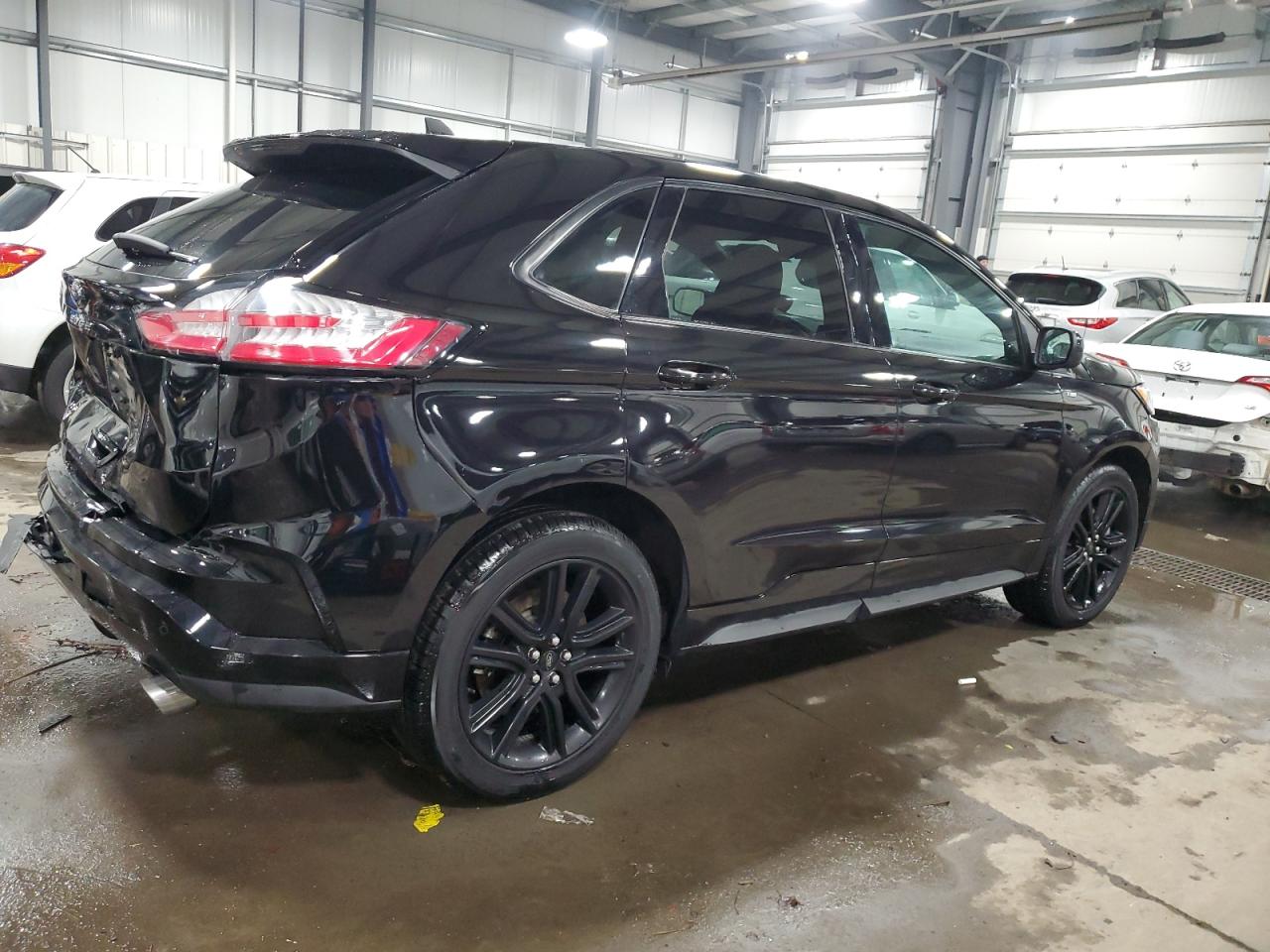 2021 Ford Edge VIN 2FMPK4J92MBA43770 Copart auction photo, front end / rear end damage thumbnail 3
