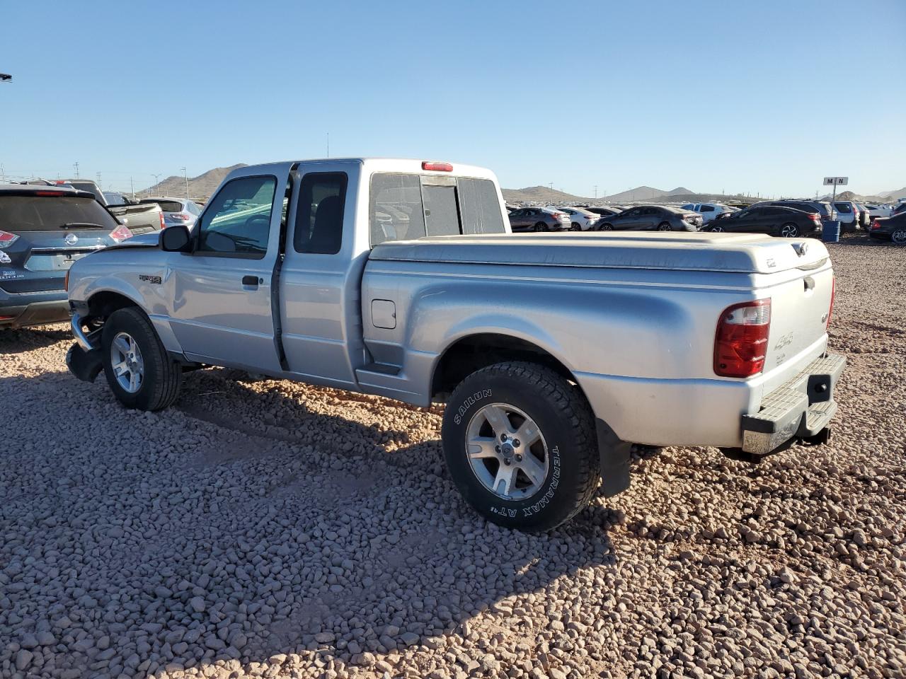 2003 Ford Ranger VIN 1FTZR15E53PB59843 Copart auction photo, front end / side damage thumbnail 2